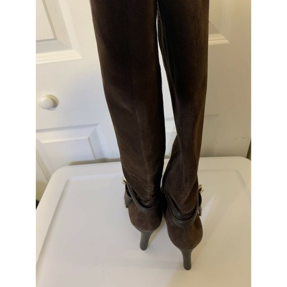 ANTONIO MELANI BOOTS BROWN LEATHER ZIPPER SIZE 7.5 M US WOMEN'S - Picture 12 of 12